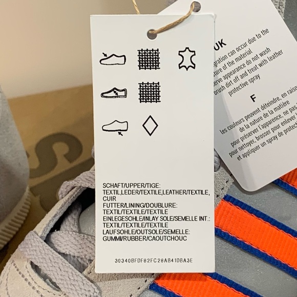 [BRAND NEW] ADIDAS JAPAN VH MATTE SILVER SOLAR ORANGE WOMENS SIZE 5 SNEAKERS - Picture 10 of 12